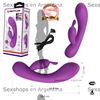  Vibrador con carga usb para estimulacion de punto g y clitoris